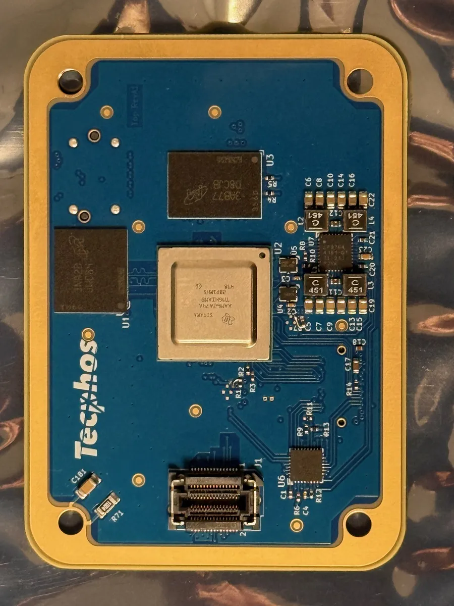 TI AM62A MIPI to H.264 Ethernet board — primary view