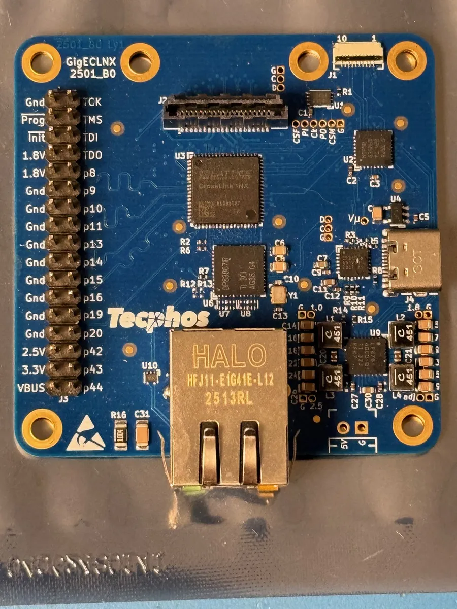 Lattice CrossLink-NX 40 Embedded Ethernet Video development board