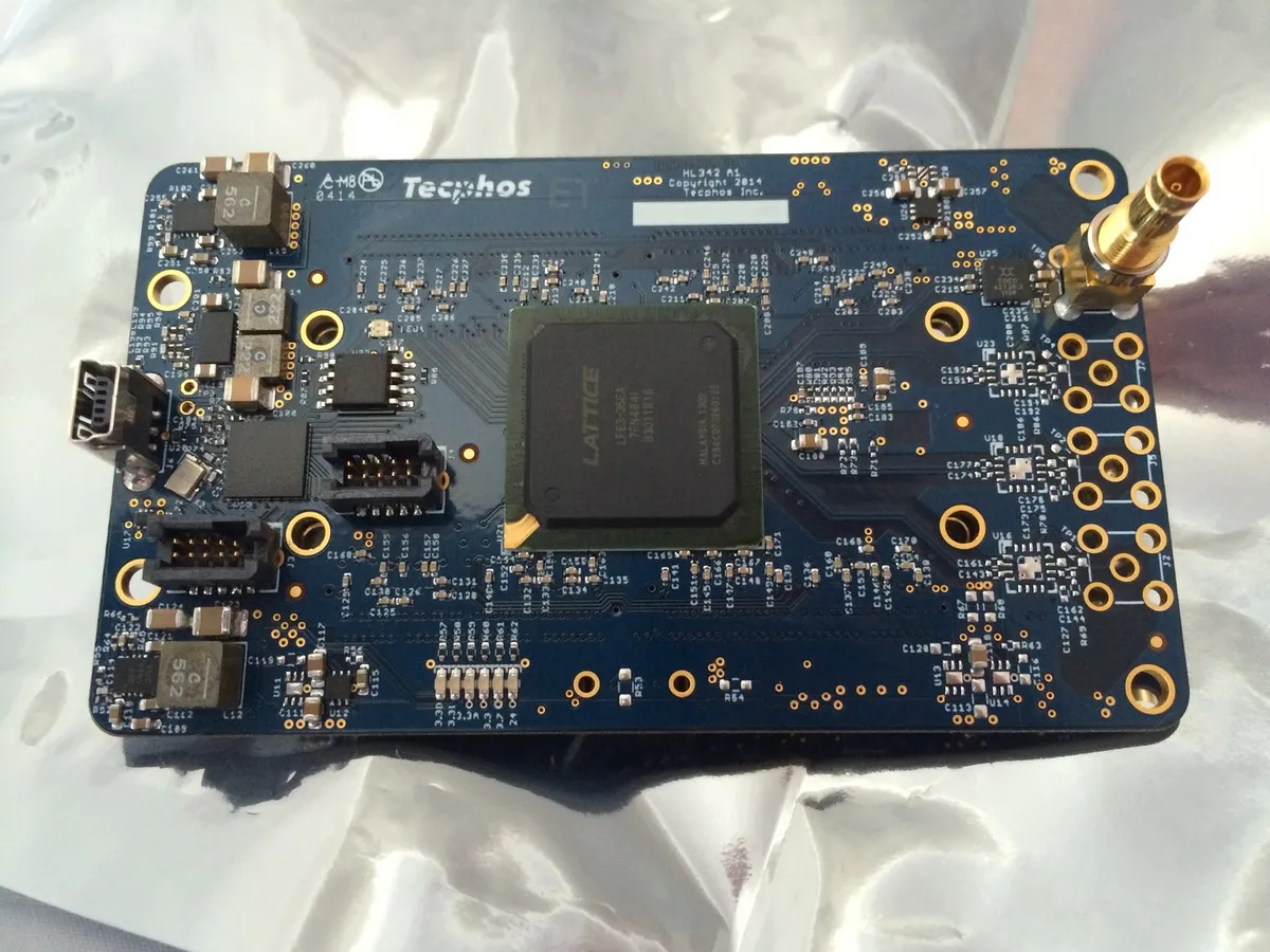 CXP line scan camera board — back