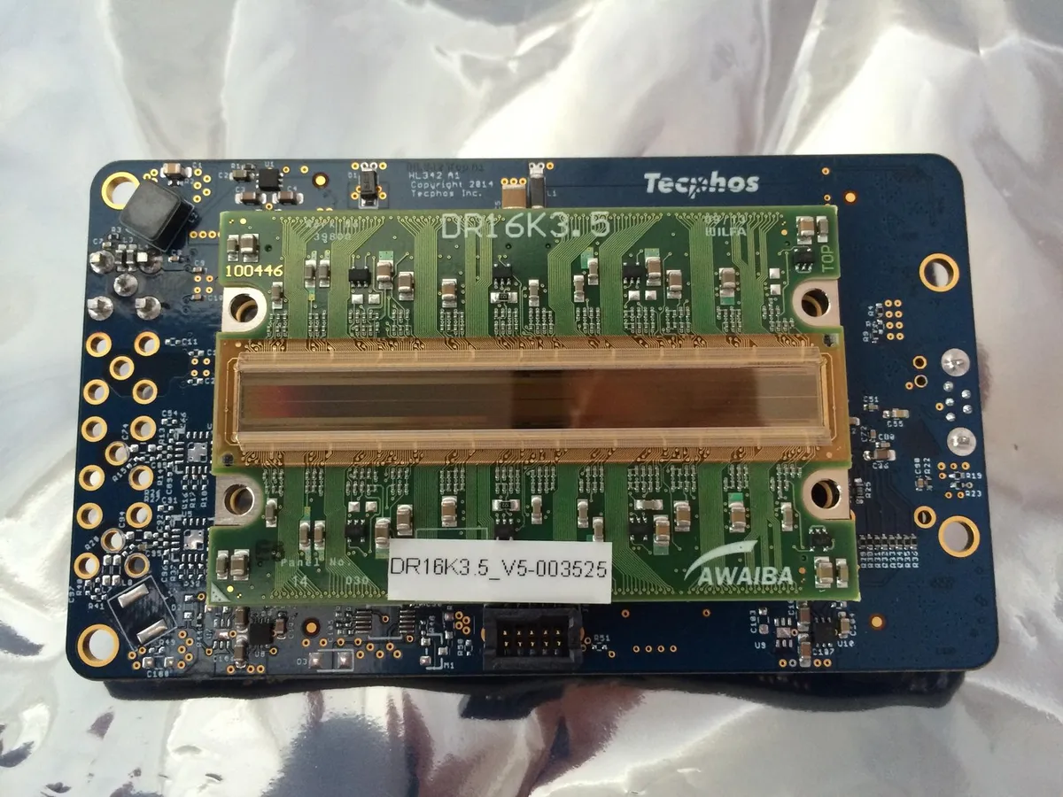 CXP line scan camera board — front