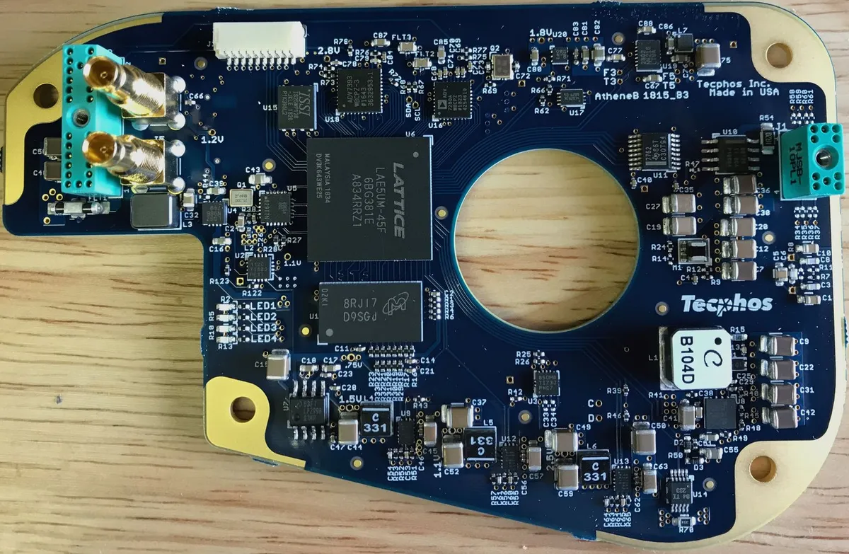 CoaXPress to analog converter assembly