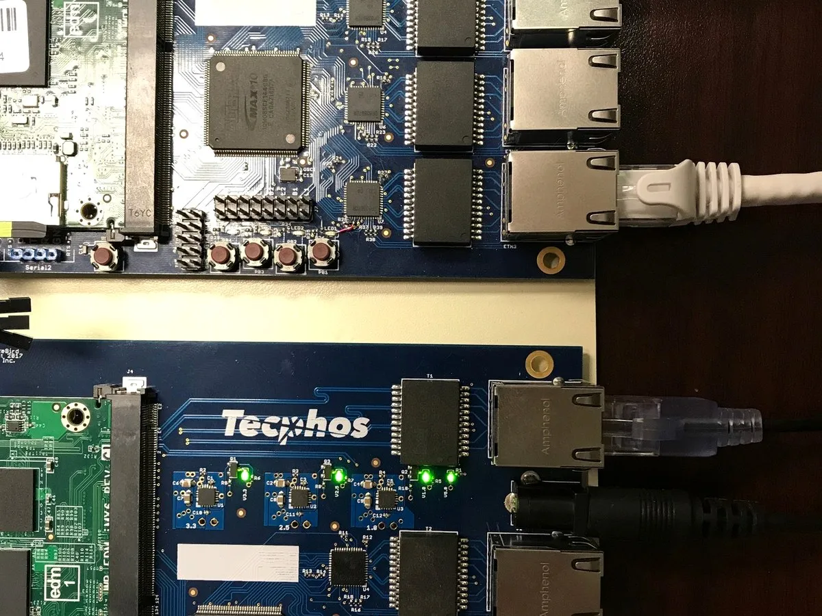 Tecphos Ethernet video interface boards