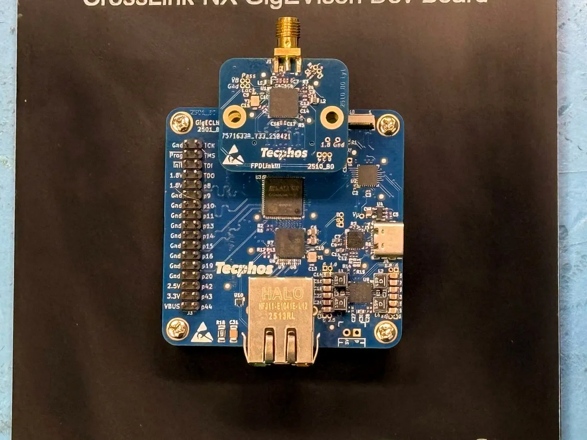 Tecphos CrossLink-NX GigE Vision development board