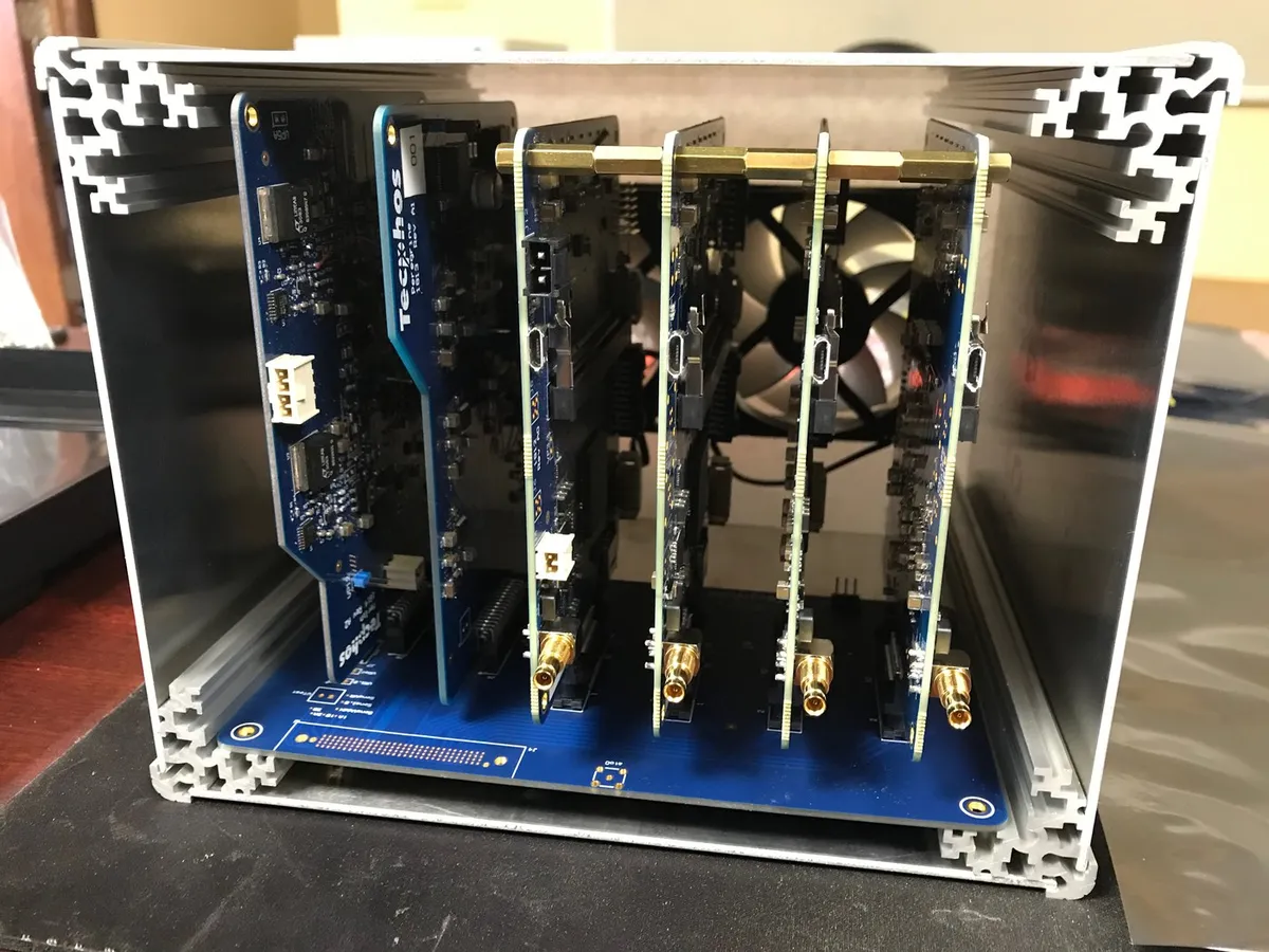 ROIC test system with open enclosure